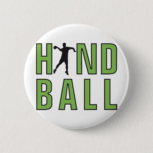 Badge Rond 5 Cm Handball (Devant)