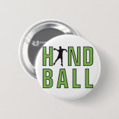 Badge Rond 5 Cm Handball (Devant & derrière)