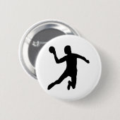 Badge Rond 5 Cm Handball (Devant & derrière)