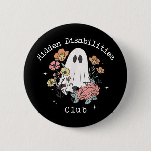 Badge Rond 5 Cm Handicap caché Invisible Autisme