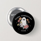Badge Rond 5 Cm Handicap caché Invisible Autisme (Devant & derrière)