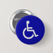 Badge Rond 5 Cm Handicapés handicapés (Devant & derrière)