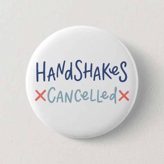 Badge Rond 5 Cm Handshakes annulés (Devant)