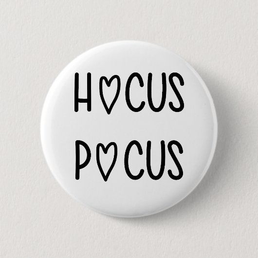 Badge Rond 5 Cm Handwritten hocus pocus (Devant)