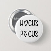 Badge Rond 5 Cm Handwritten hocus pocus (Devant & derrière)