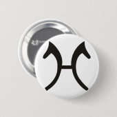 Badge Rond 5 Cm Hannoveraner (Devant & derrière)