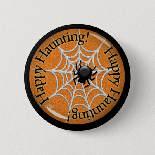 Badge Rond 5 Cm Hantise heureuse ! (Devant)