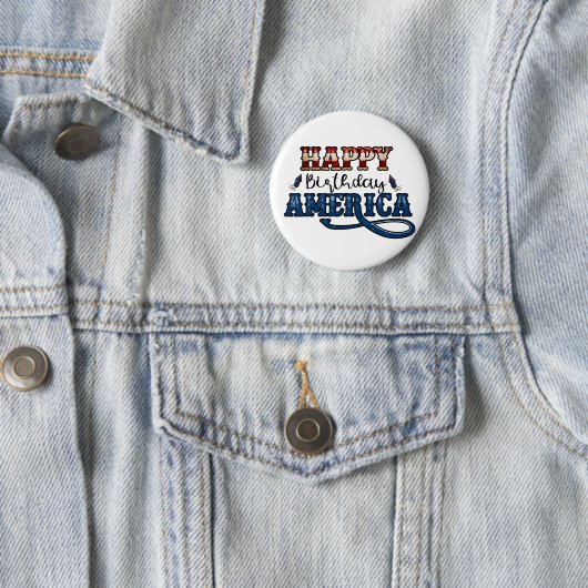 Badge Rond 5 Cm Happy Birthday (En situation)