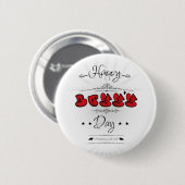 Badge Rond 5 Cm Happy Boss's Day (Devant & derrière)