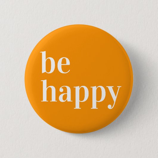 Badge Rond 5 Cm Happy Button Collection (Devant)
