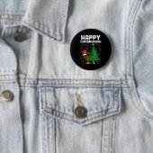 Badge Rond 5 Cm Happy Christmukkah Jewish Christmas Hanukkah Chanu (En situation)
