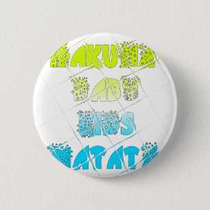 Badge Rond 5 Cm Happy Colors Hakuna Matata Hakunamatata