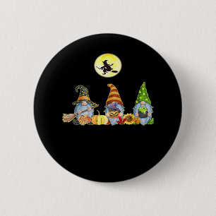 Badge Rond 5 Cm Happy Fall Y’all mignonne Halloween Gnomes It’s Fa