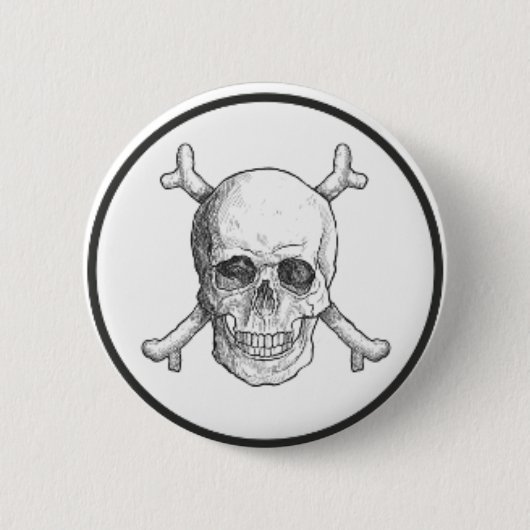 Badge Rond 5 Cm Happy Halloween effrayant chat (Devant)