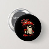 Badge Rond 5 Cm Happy Halloween Ghost (Devant & derrière)