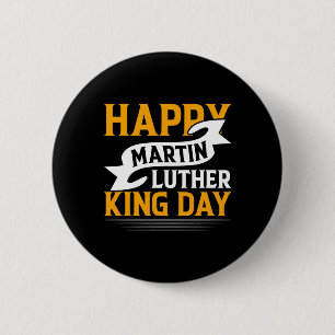Badge Rond 5 Cm Happy Martin Luther King Sticker