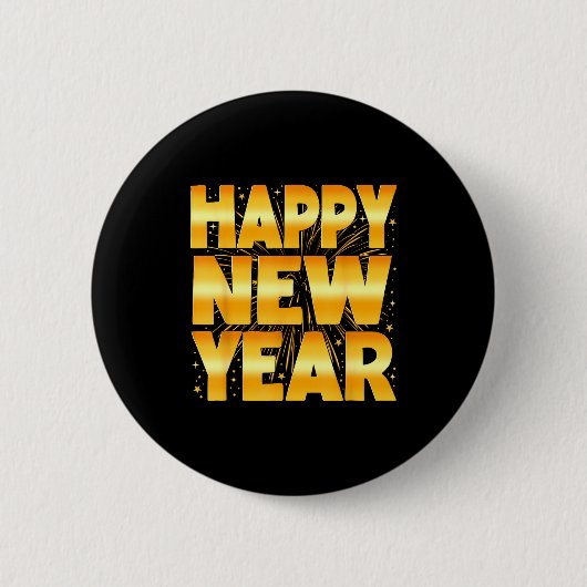 Badge Rond 5 Cm Happy New Year Shirt Family New Years Eve Party Fi (Devant)