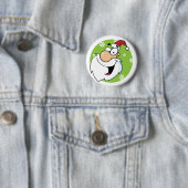 Badge Rond 5 Cm Happy Santa Clause T-shirts et cadeaux (En situation)