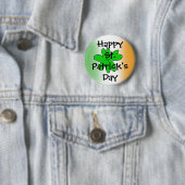 Badge Rond 5 Cm HappySt. Patrick'sDay (En situation)