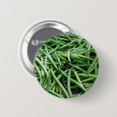 Badge Rond 5 Cm Haricots verts (Devant & derrière)