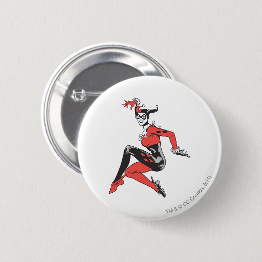 Badge Rond 5 Cm Harley Quinn 1 (Devant & derrière)
