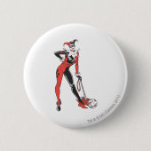 Badge Rond 5 Cm Harley Quinn 2 (Devant)