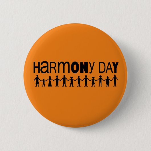 Badge Rond 5 Cm Harmony day, Australie (Devant)