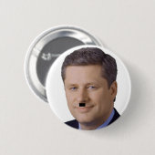 BADGE ROND 5 CM HARPISTE DE HEIL ! (Devant & derrière)