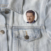 BADGE ROND 5 CM HARPISTE DE HEIL ! (En situation)
