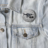 Badge Rond 5 Cm Harrier II AV-8B (En situation)