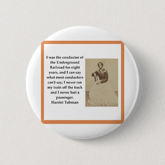 Badge Rond 5 Cm Harriet Tubman (Devant)