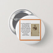 Badge Rond 5 Cm Harriet Tubman (Devant & derrière)