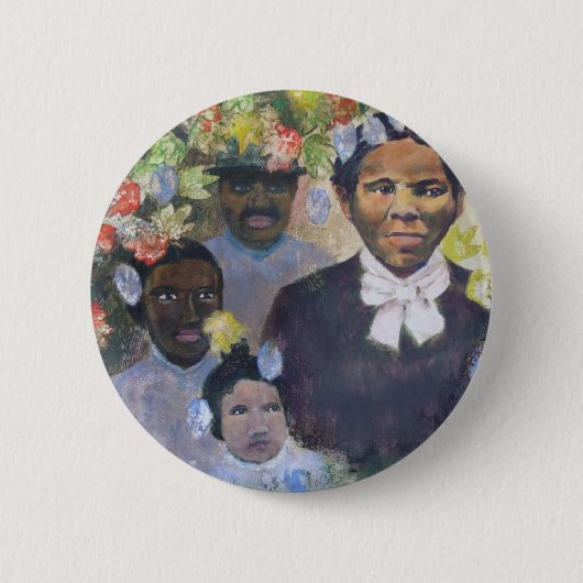 Badge Rond 5 Cm Harriet Tubman (Devant)