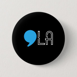 Badge Rond 5 Cm Harris 2024 Election Funny Comma