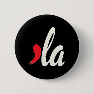 Badge Rond 5 Cm Harris 2024 Présidente Virgule La Drôle