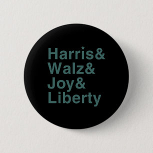 Badge Rond 5 Cm Harris Et Wheimer Et Joie Et Liberté Shirt Kamal