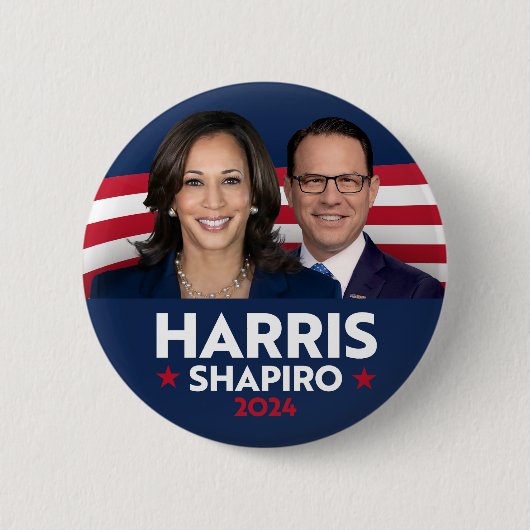 BADGE ROND 5 CM HARRIS SHAPIRO 2024 (Devant)