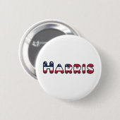 Badge Rond 5 Cm Harris soutient le vice-président des élections am (Devant & derrière)