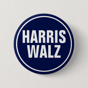 Badge Rond 5 Cm Harris-Walz