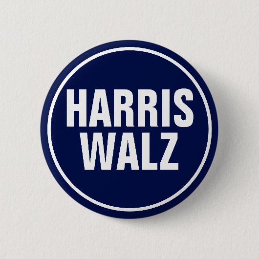 Badge Rond 5 Cm Harris-Walz (Devant)