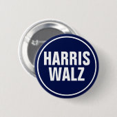 Badge Rond 5 Cm Harris-Walz (Devant & derrière)