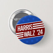 Badge Rond 5 Cm Harris Walz (Devant & derrière)