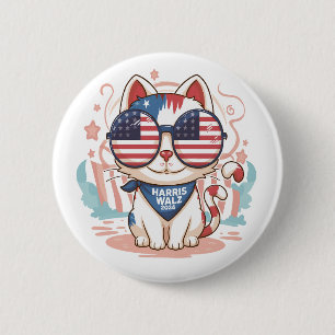 BADGE ROND 5 CM HARRIS WALZ 2024