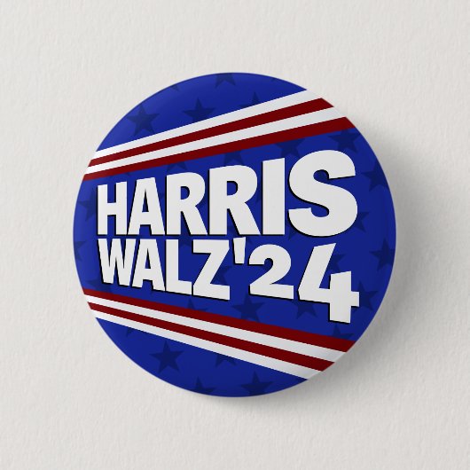Badge Rond 5 Cm Harris Walz 24 (Devant)