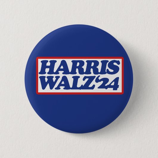 Badge Rond 5 Cm Harris Walz 24 (Devant)