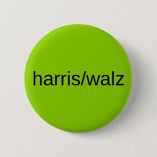 Badge Rond 5 Cm harris walz élection présidentielle 2024 à la mode (Devant)