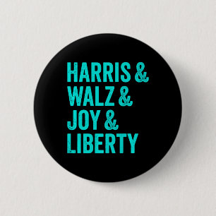 Badge Rond 5 Cm Harris Wheimer Joie Liberté - Harris Valse 2024 Re