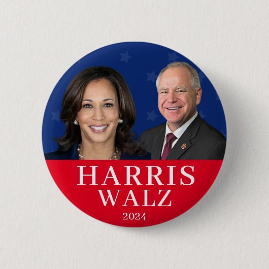 Badge Rond 5 Cm Harris Wlaz  (Devant)