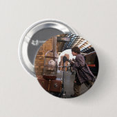 Badge Rond 5 Cm Harry and Hedwig PLATFORM 9 3/4™ (Devant & derrière)