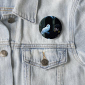 Badge Rond 5 Cm Harry et Hedwig 2 (En situation)
